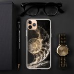 Dark Nautilus Shell iPhone Case | Nature Art - Image 63