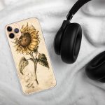 Sunflower Botanical iPhone Case | Nature Art - Image 64