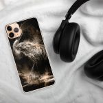 Dark Crane iPhone Case | Nature Art - Image 64