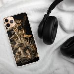 Dark Forest Mushroom Cluster iPhone Case | Nature Art - Image 64