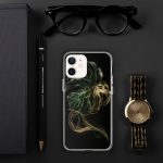 Dark Monstera Leaf iPhone Case | Nature Art - Image 81