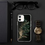 Dark Fern Frond iPhone Case | Nature Art - Image 81