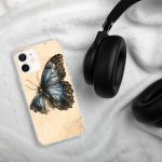 Blue Morpho Butterfly iPhone Case | Nature Art - Image 82