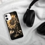 Dark Sunflower iPhone Case | Nature Art - Image 82
