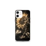Dark Sunflower iPhone Case | Nature Art - Image 7