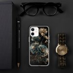 Dark Succulent Cluster iPhone Case | Nature Art - Image 72