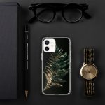 Dark Fern Frond iPhone Case | Nature Art - Image 72