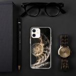 Dark Nautilus Shell iPhone Case | Nature Art - Image 72