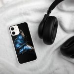 Dark Blue Morpho Butterfly iPhone Case | Nature Art - Image 73