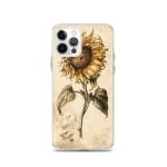 Sunflower Botanical iPhone Case | Nature Art - Image 11