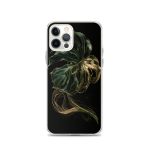 Dark Monstera Leaf iPhone Case | Nature Art - Image 11