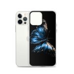 Dark Blue Morpho Butterfly iPhone Case | Nature Art - Image 12