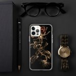 Dark Wild Rose iPhone Case | Nature Art - Image 78