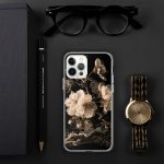 Dark Cherry Blossom iPhone Case | Nature Art - Image 78
