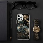 Dark Succulent Cluster iPhone Case | Nature Art - Image 78