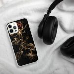 Dark Wild Rose iPhone Case | Nature Art - Image 79