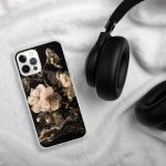 Dark Cherry Blossom iPhone Case | Nature Art - Image 79