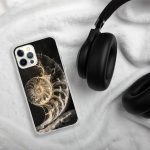 Dark Nautilus Shell iPhone Case | Nature Art - Image 79