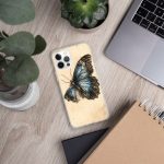 Blue Morpho Butterfly iPhone Case | Nature Art - Image 80