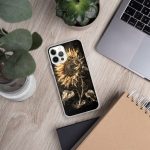 Dark Sunflower iPhone Case | Nature Art - Image 80