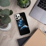 Dark Blue Morpho Butterfly iPhone Case | Nature Art - Image 80