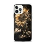 Dark Sunflower iPhone Case | Nature Art - Image 9