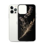 Dark Lavender Branch iPhone Case | Nature Art - Image 10