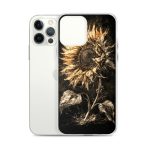 Dark Sunflower iPhone Case | Nature Art - Image 10