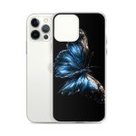Dark Blue Morpho Butterfly iPhone Case | Nature Art - Image 10