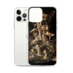 Dark Forest Mushroom Cluster iPhone Case | Nature Art - Image 10