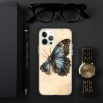 Blue Morpho Butterfly iPhone Case | Nature Art - Image 75