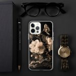 Dark Cherry Blossom iPhone Case | Nature Art - Image 75