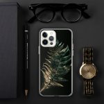 Dark Fern Frond iPhone Case | Nature Art - Image 75