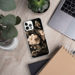 Dark Cherry Blossom iPhone Case | Nature Art - Image 77
