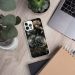 Dark Succulent Cluster iPhone Case | Nature Art - Image 77