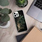 Dark Fern Frond iPhone Case | Nature Art - Image 77