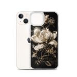 Dark Magnolia iPhone Case | Nature Art - Image 22
