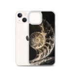 Dark Nautilus Shell iPhone Case | Nature Art - Image 22