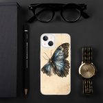 Blue Morpho Butterfly iPhone Case | Nature Art - Image 93