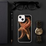 Dark Starfish iPhone Case | Nature Art - Image 93