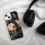 Dark Cherry Blossom iPhone Case | Nature Art - Image 94