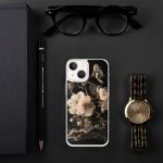Dark Cherry Blossom iPhone Case | Nature Art - Image 84