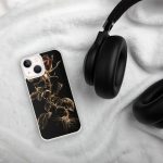 Dark Wild Rose iPhone Case | Nature Art - Image 85