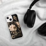 Dark Cherry Blossom iPhone Case | Nature Art - Image 85