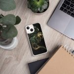 Dark Monstera Leaf iPhone Case | Nature Art - Image 86