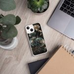 Dark Succulent Cluster iPhone Case | Nature Art - Image 86