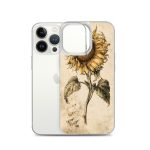 Sunflower Botanical iPhone Case | Nature Art - Image 20