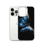 Dark Blue Morpho Butterfly iPhone Case | Nature Art - Image 20