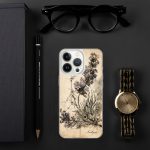Lavender Branch iPhone Case | Nature Art - Image 90