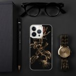 Dark Wild Rose iPhone Case | Nature Art - Image 90